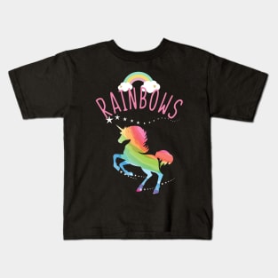 Rainbow Unicorn Kids T-Shirt